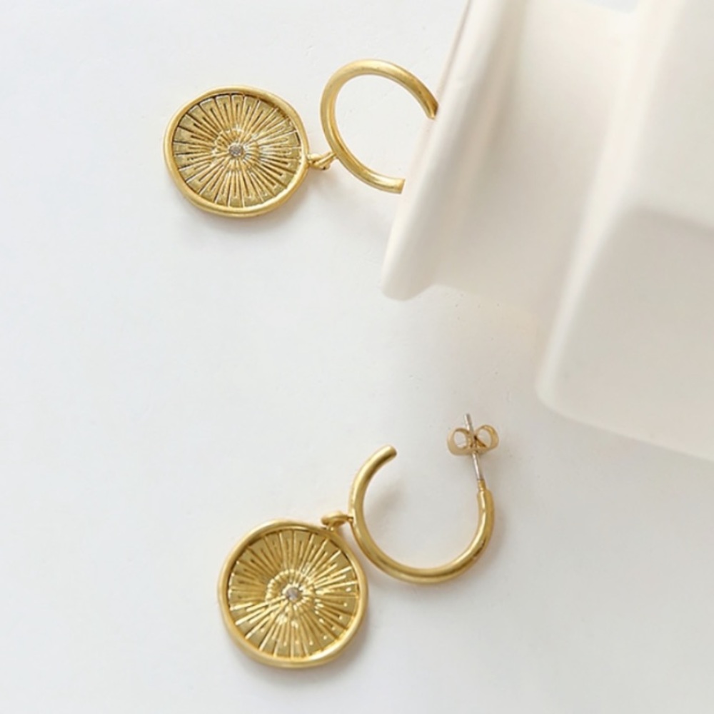 Madewell Coin Charm Earrings